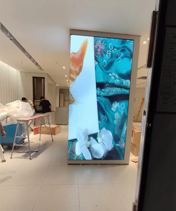 于都商场门店转角LED显示屏